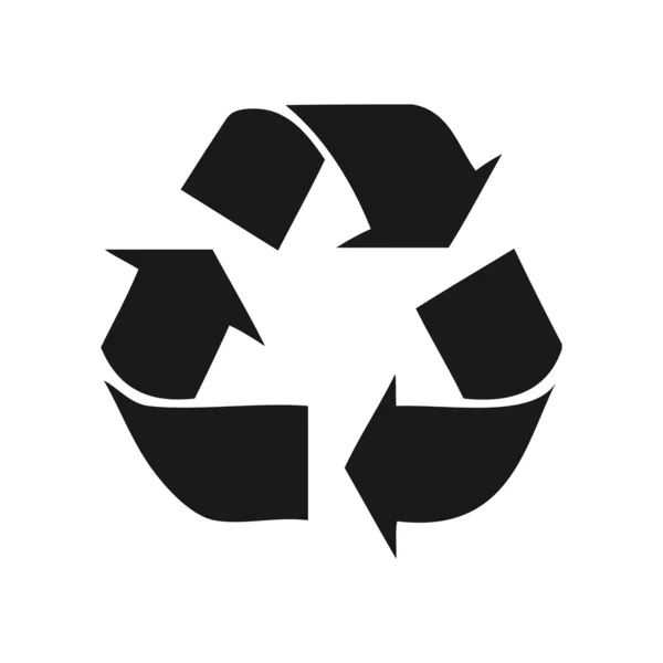 Recycle symbool illustratie — Stockvector