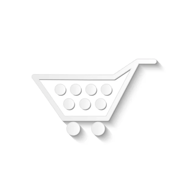 Shopping Cart, Vector Illustration — Stock Vector