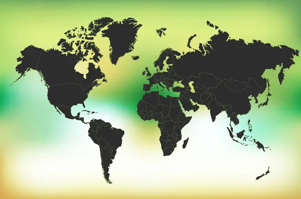 Dünya harita renkleri — Stok fotoğraf