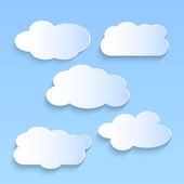Картина, постер, плакат, фотообои "clouds illustration", артикул 43566693
