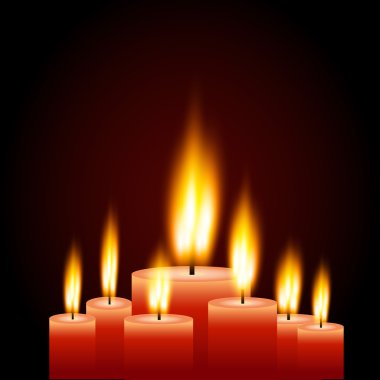 Mumlar illüstrasyon