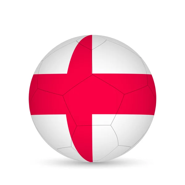 Englands Fußballball — Stockvektor