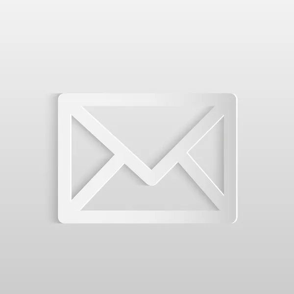 Icône du courrier papier — Image vectorielle