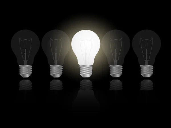 Light Bulbs — Stockvector