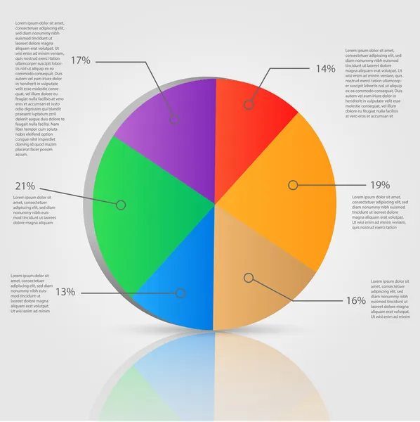 Pie Chart — Stock Vector