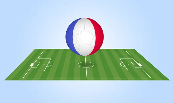 Francia fútbol — Vector de stock