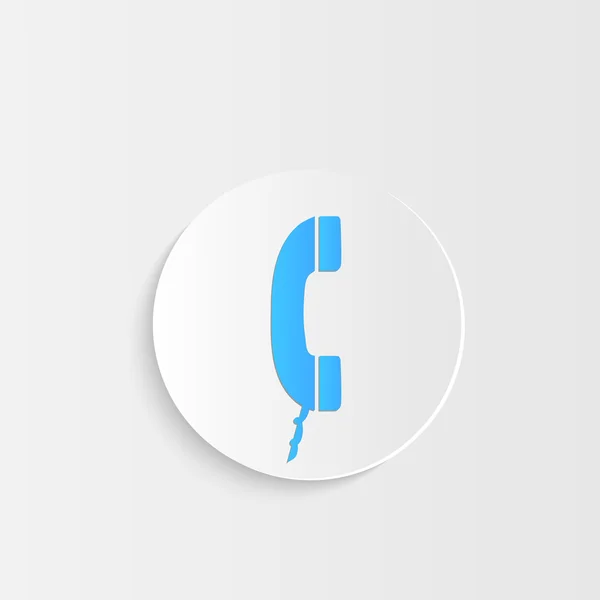 Telefon-Taste — Stockvektor