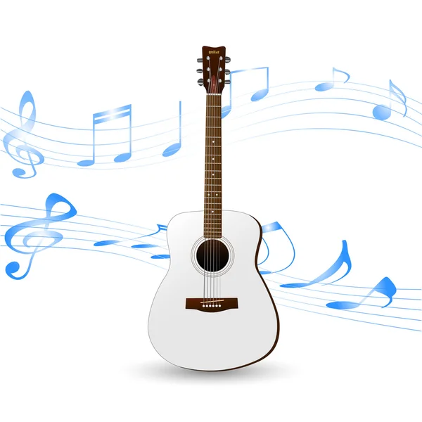 Guitarra — Vector de stock