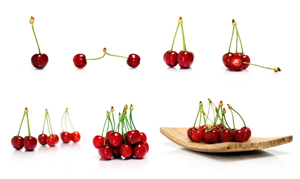 Set of sweet cherries — Stock Photo, Image