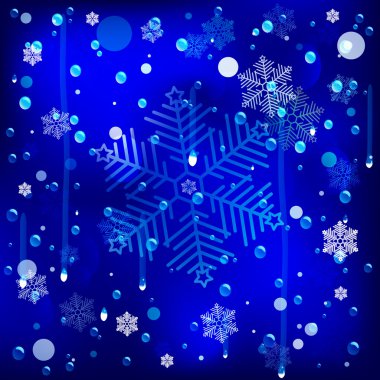 Noel kar taneleri arka plan