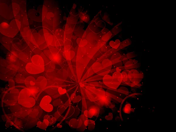 Abstract Valentine's day background — Stock Vector