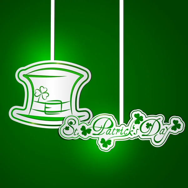 Tarjeta del día de St. Patrick — Vector de stock