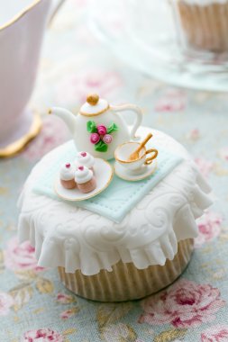 çay partisi cupcake