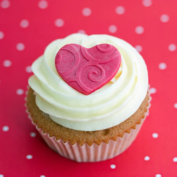 Valentin cupcake — Stock Fotó