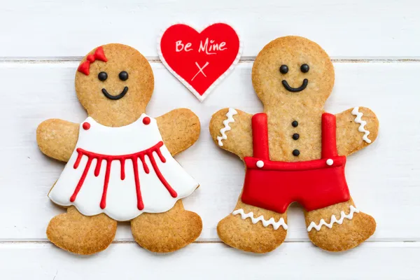 Gingerbread couple — Stock Photo, Image