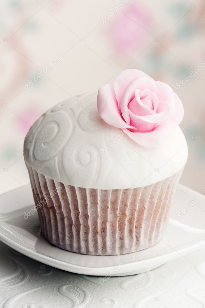 Rose cupcake