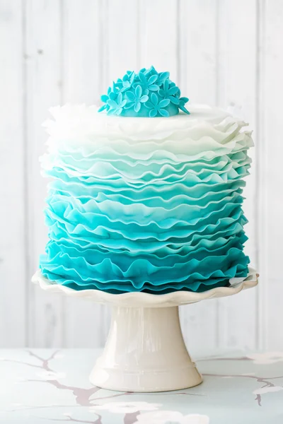 Torta ombre ruffle — Foto Stock