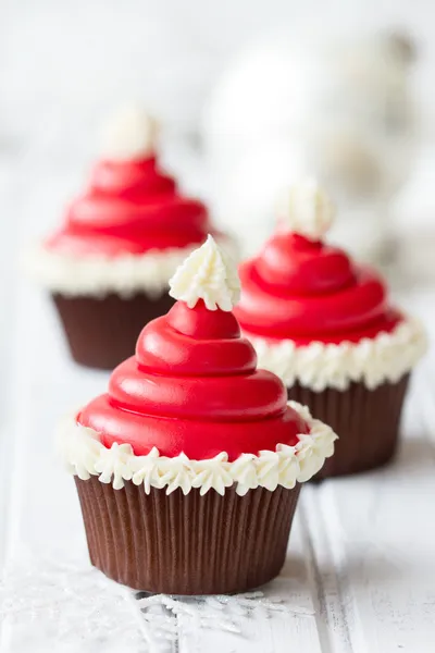 Christmas cupcakes — Stock Photo, Image