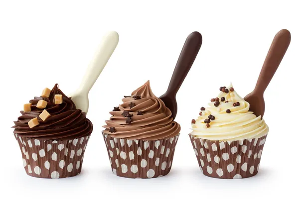 Chocolate cupcakes — Stock Photo, Image