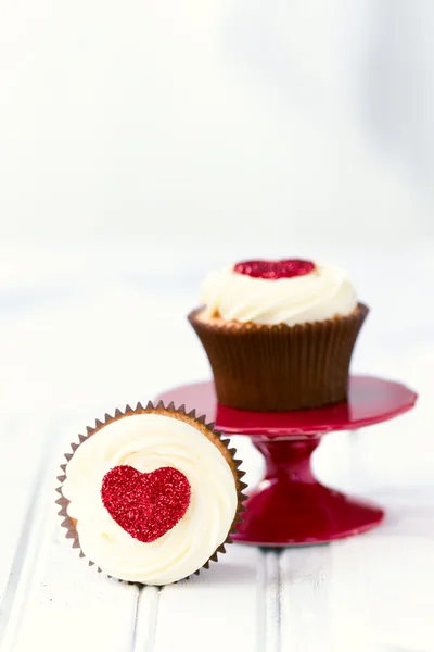 Valentines cupcakes — Stock Photo, Image