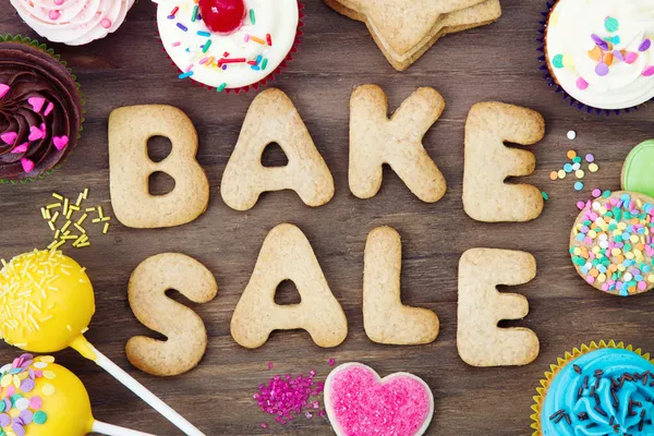 Bake sale cookies — Stock Photo, Image