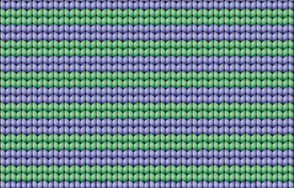 Fond sans couture vectoriel. Tricot à rayures émeraude et violette — Image vectorielle