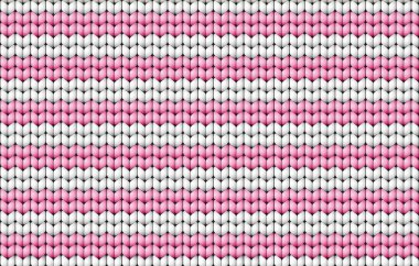 vektör arka plan sorunsuz. Beyaz ve pembe çizgili örme kumaş