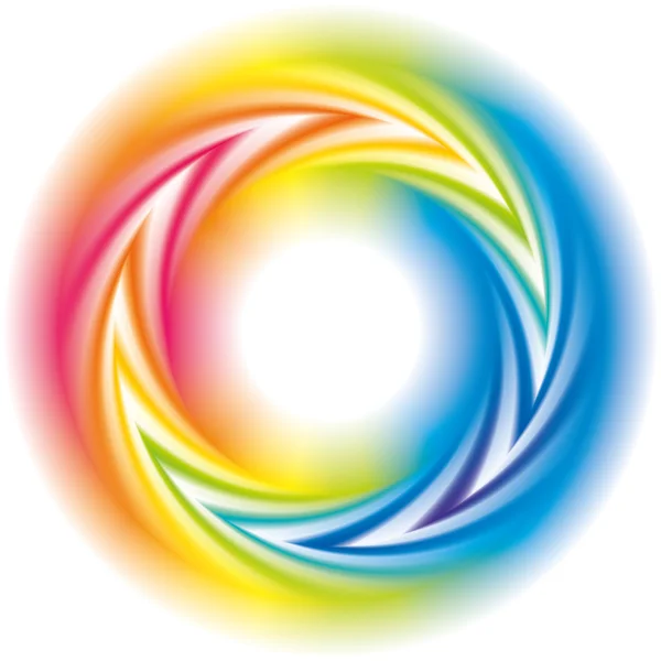 Fond coloré abstrait. Cadre vectoriel du spectre arc-en-ciel — Image vectorielle