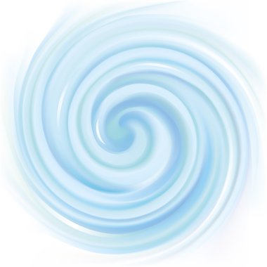 Vector background of blue swirling texture clipart