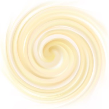 Vector background of swirling creamy texture clipart