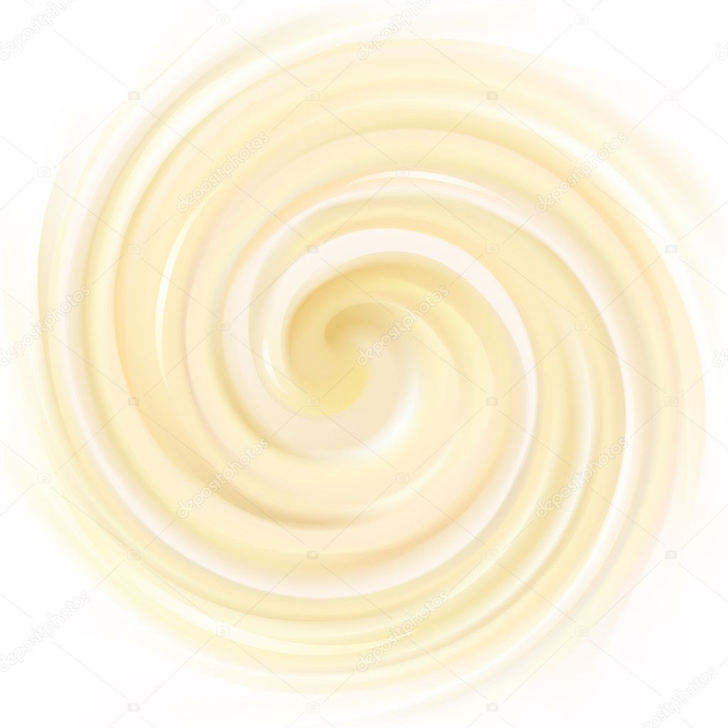 Vector background of swirling creamy texture