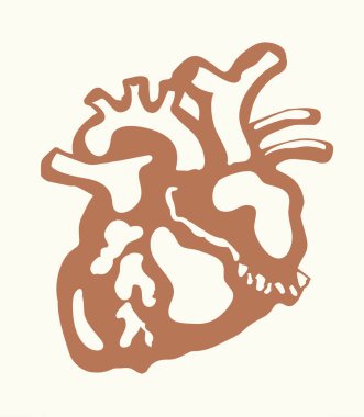 Yakından bakınca, kocaman, şişman adam iç organları beyaz metin arkaplanı. Kırmızı çizgili el çizimi şişman hayvan erkek resim amblemi. Kadın tasarım sanat retro çizgi film baskı tarzı