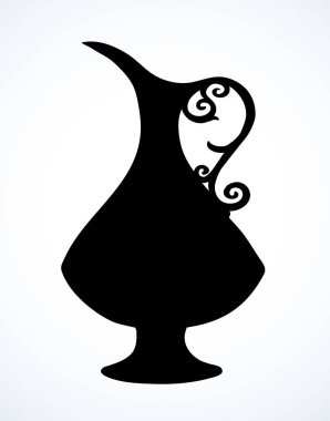 Elle çizilmiş siyah amblem tasarımı sanat orta Arabistan, İslami bayram, süslü sürahi, çaydanlık sürahisi seti. Yakın plan karikatür Suudi uae asia tea meal tea tea tea tea tea çanak çanak çanak beyaz metin alanı