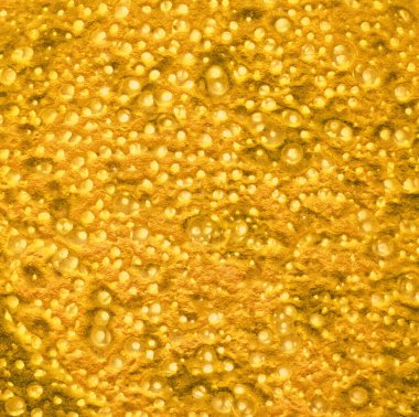 Asteroit mikro tehlikesi olan soğuk algınlığı virüsü dairesel gözenekli element kavramını kapatın. Fütürist sanat tasarımı tarzı koyu parlak turuncu, turuncu, renksiz, kağıtsız metin metin kopyalama alanı görünümü