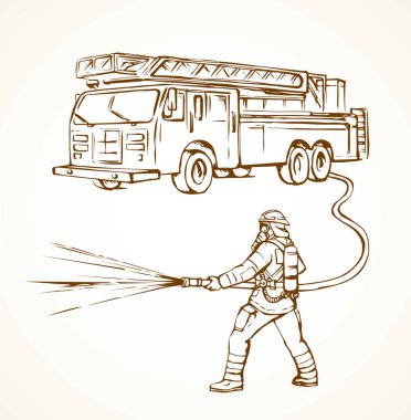 911'i beyaz sokak zemin üzerinde otomatik ve kahraman erkek kişi yardım. Satırı kırmızı mürekkep el çizilmiş kaydet dişli işareti simgesi simgesi kroki modern sanat doodle karikatür grafik siluet stil kalem kağıt alanı için metin