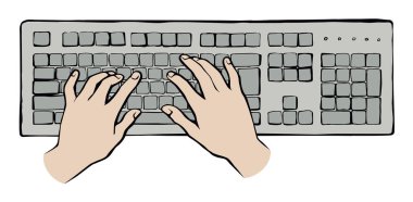 LCD macbook tuş takımı beyaz masa Danışma zemin üzerinde. Siyah çizgi çizilmiş netbook yol açtı. Modern sanat tarzı metin için pad yer üzerinde www sosyal içerik verileri anahtar simgesi işareti kroki. Üstten Görünüm yukarıda erkek palm itme kadar kapatın