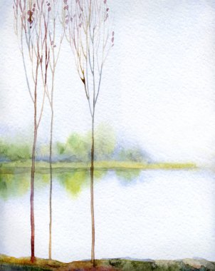 El çizimi parlak boya, bulutlu cennet eskiz kâğıdı arka plan metin alanı. Açık gri renk sakin alacakaranlık tepe bataklık dere tarlası çalı bitkisi duman bulutu okyanus manzarası