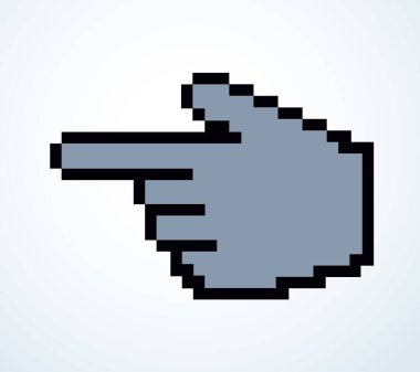 Avuç içi çizgisi çizim kolu indeksi beklemede. Arama hedefi jestini seçin. Amblem tasarımı modern e pc ui karikatür çizim sanat tarzını ayarlayın. Kapalı 3d elektron gölgesi görünüm ışık metni oluşturma e- posta sayfasını göster