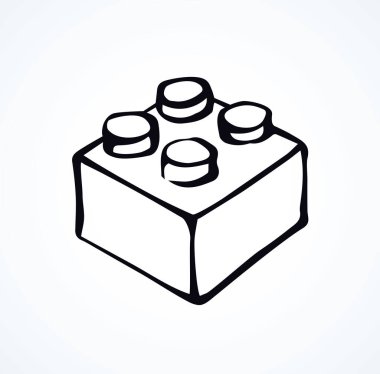 Canlı büyük düz bina yapıcı yapboz tamir setini kapat beyaz metin alanı arkaplanını ayarla. Anahat mutlu renk mürekkep el çizilmiş komik tasarım nesne logosu modern web sanat karalama komik keyif tarzı