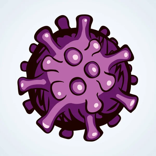 Novel H1N1 2019 Sars Cell Global Hazard Risk Attent Alert — Vector de stock