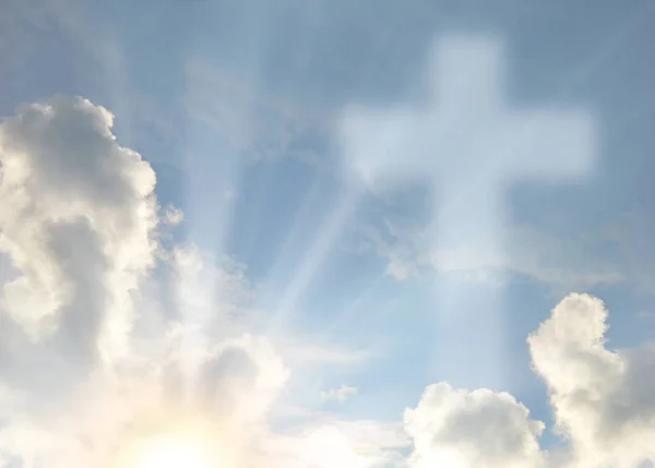 Святой Спаситель Подняться Высокий Посвятить Дух Любовной Жизни Сумерки Счастливой — стоковое фото