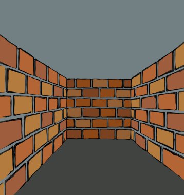 Koyu siyah el, evin içine çizilmiş eski tavan kiremit labirent açı kutusu sahne gökyüzü metin arkaplanı. Korkunç kayıp felaket krizi, tuzak yasağı simgesini yasaklıyor. Beyaz eskiz eskiz sanatı fikri.