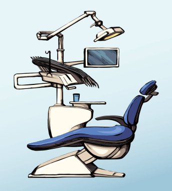 Siyah mürekkep kalemle çizilmiş ağız tedavisi masa nesnesine yardımcı oluyor. Logo simgesi simgesi konsepti modern çizgi çizgi çizgi çizgi çizgi çizgi çizim tarzı karalama tasarımı. Yakın görünüm temiz lamba ışığı beyaz oda duvar metin alanı