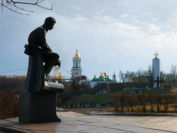 Februari 2022 Kiev Stad Oekraïne Hoofdstad Kunst Reizen Boom Plaats — Stockfoto