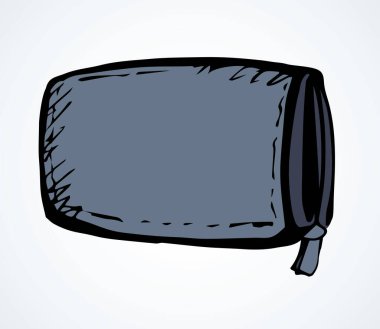 Beyaz metin alanı üzerine kurulmuş şık lüks adam çerçevesini kapatın. Taslak siyah mürekkep moda zengini dolar tasarruf Pictogram logo afiş tasarımı kağıt üzerinde retro sanat karalama tarzı kalem