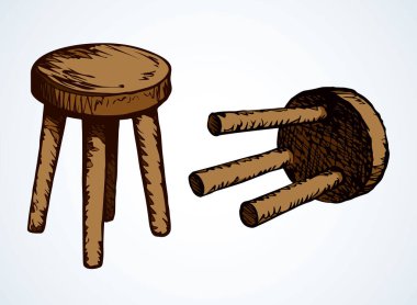 Retro çarpışma güvensiz tabouet ışık odası arka planında yatıyordu. El çizimi siyah mürekkep çizimi logo piktogram amblem tasarımı antika sanat karalama biçiminde kağıt metin alanına kazınmış. Görüntüyü kapat