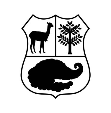 Yakın çekim retro kırmızı renk Land City onur günü birleşme günü palmiye yaprağı arması beyaz metin alanı. Yazdırma satırı web sanat lama özgürlük barış ticaret seçin spor birimi çıkartması mühür heraldry kart seti