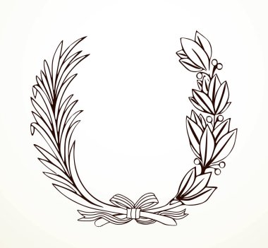 Kapalı eski retro kırmızı neşeli evlenmek süslü zafer Peru ibikli kalkan çiçek palmiye dalı yuvarlak beyaz metin alanı. Barış zaferi onur sporu ödülü kazandı. Mühür mührü unsuru sanatı.