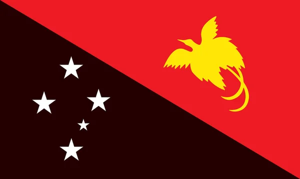 Closeup Starý Retro Červená Barva Vintage Asijské Země Port Moresby — Stockový vektor