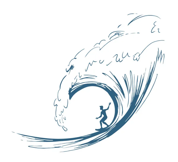 Сучасний Вихор Прозорий Морський Приплив Піни Краплі Потоку Мальовничий Вид — стоковий вектор